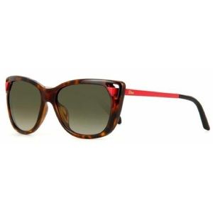 ❣️Dior Chromatic 1 Retro Sunglasses Havana Tortoiseshell Red